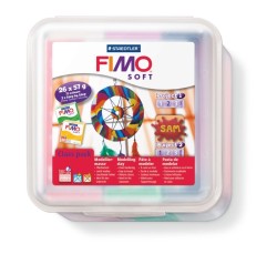 FIMO Soft комплект полимерной глины из 26 блоков по 57г арт.8023 50 LX