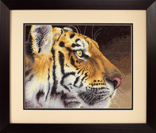 Набор для вышивания DIMENSIONS арт.DMS-35171 Царственный тигр 35,5х27,9 см