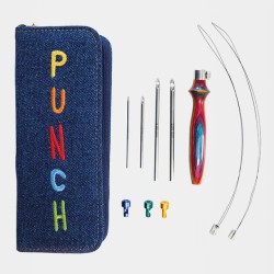 21001 KnitPro Набор инструментов для ковровой техники Punch The Vibrant