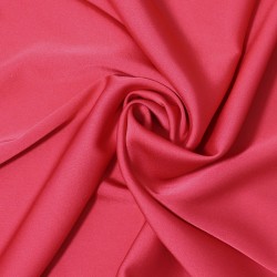 Ткань шелк Армани 90 г/м2 97% полиэстер, 3% спандекс шир.145 см арт.Р.11584.37 цв.37 красный уп.25м