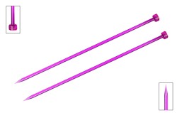51193 Knit Pro Спицы прямые Trendz 5мм/30см, акрил, фиолетовый, 2шт