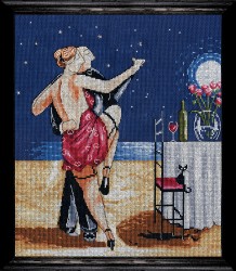 Набор для вышивания DESIGN WORKS арт.2856 Танго в ночи 25,4х30,5 см