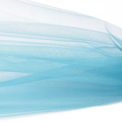 Еврофатин мягкий матовый Hayal Tulle арт.HT.S шир.300см, 100% полиэстер цв.67 уп.1м - св.голубой