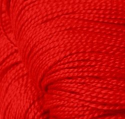 Нитки для вязания "Ирис" (100% хлопок) 20х25г/150м цв.0906 красный мак, С-Пб