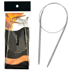 Спицы круговые для вязания на тросиках Maxwell Black арт.60-35 3,5 мм /60 см уп.10шт