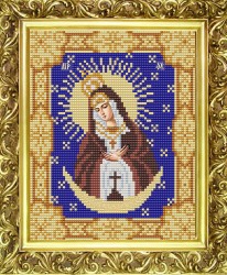 Рисунок на ткани (Бисер) КОНЁК арт. 9118 Богородица Остробрамская 15х18 см
