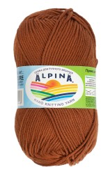Пряжа ALPINA NATURE (100% хлопок) 10х50г/105м цв.008 терракотовый