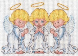 Набор для вышивания DIMENSIONS арт.DMS-70-65167 Маленькие ангелочки 18x13 см