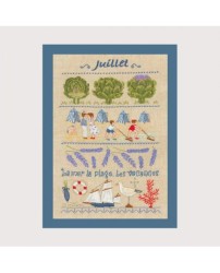 Набор для вышивания Le Bonheur des Dames арт.1144 Juillet (Июль) 18х28 см