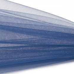 Еврофатин мягкий матовый Hayal Tulle арт.HT.S шир.300см, 100% полиэстер цв.73 уп.1м - т.джинсовый
