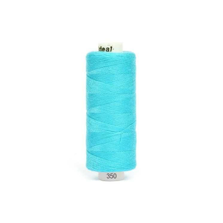Нитки бытовые IDEAL 40/2 366м 100% п/э, цв.350 голубой