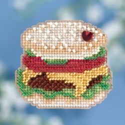 Набор для вышивания бисером MILL HILL Гамбургер 5х5 см
