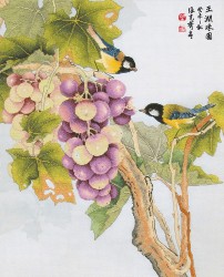 Набор для вышивания крестом XIU CRAFTS арт.2030815 Спелая гроздь винограда 40,5х33 см