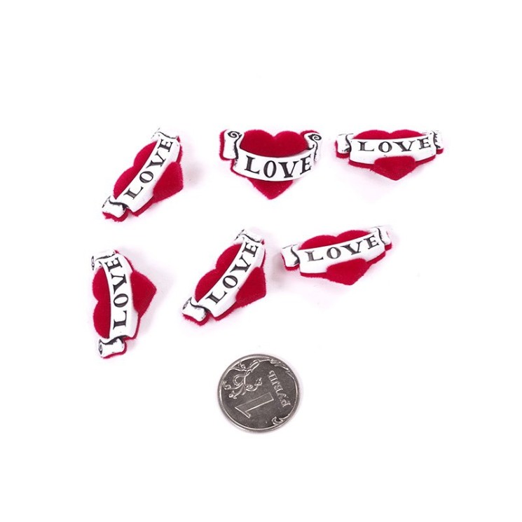 Набор пуговиц JESSE JAMES арт.5828 LOVE HEARTS упак (1 упак)