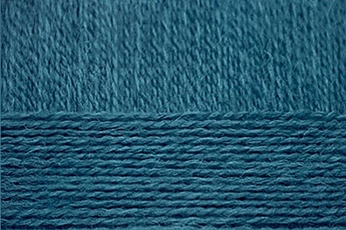Пряжа для вязания ПЕХ "Носочная" (50% шерсть, 50% акрил) 10х100г/200м цв.014 морская волна