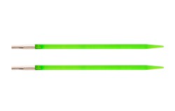 51252 Knit Pro Спицы съемные Trendz 3,75мм для длины тросика 28-126см, акрил, флуоресцентный зеленый, 2шт