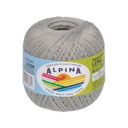 Пряжа ALPINA LENA (100% мерсеризованный хлопок) 10х50г/280м цв.41 св.серый
