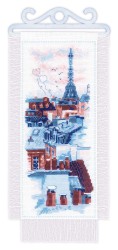 Набор для вышивания РИОЛИС арт.1952 Крыши Парижа 15х31 см