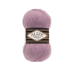 Пряжа для вязания Ализе Superlana klasik (25% шерсть, 75% акрил) 5х100г/280м цв.295 розовый