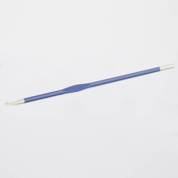 47469 Knit Pro Крючок для вязания "Zing" 4мм, алюминий, сапфир (т.синий)