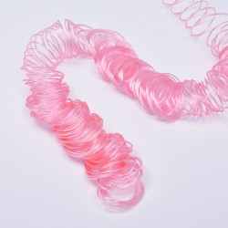 Волосы для кукол арт.КЛ.22447-3 кудряшки длина уп.180см цв.розовый