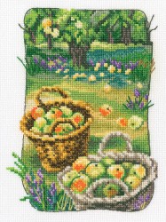 Набор для вышивания РТО арт.С344 Старый бабушкин сад 12,5х17 см