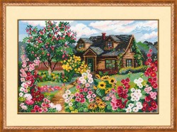 Набор для вышивания РИОЛИС арт.978 Цветущий сад 38х26 см