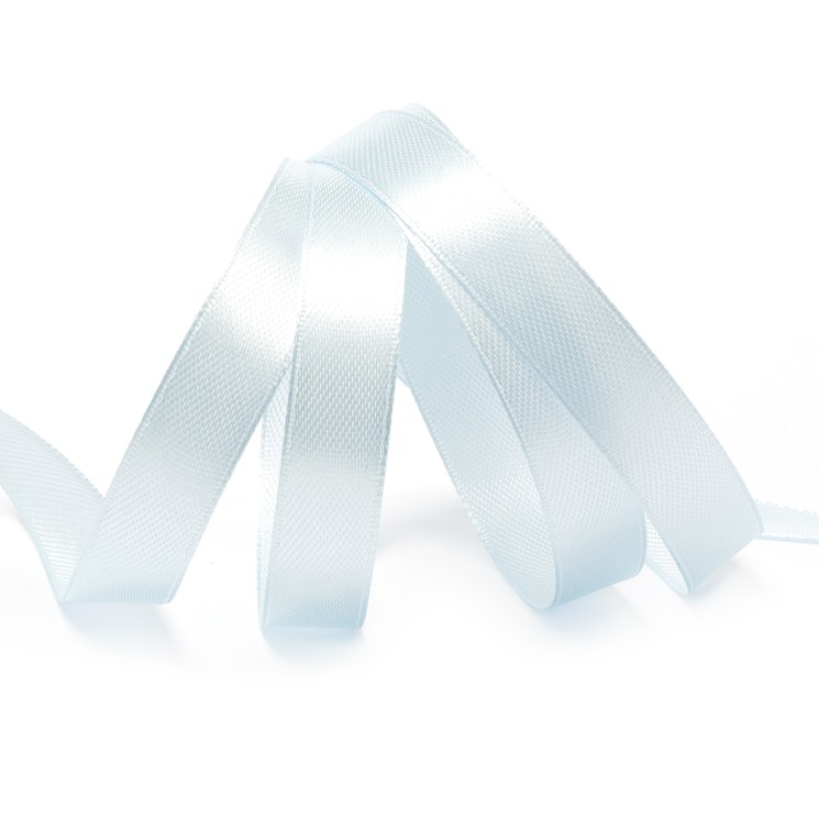 Лента атласная 1/2" (12мм) цв.3102 св.голубой IDEAL уп.27,4 м