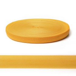 Тесьма вязаная окантовочная 22мм арт.001-22 цв.016 желтый