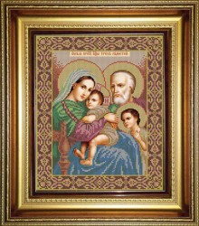 Набор для вышивания бисером GALLA COLLECTION арт.И 046 Икона Богородицы Трёх радостей 24x31 см