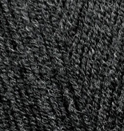 Пряжа для вязания Ализе LanaGold 800 (49% шерсть/ 51% акрил) 5х100г/800м цв.151 т.серый меланж упак (1 упак)
