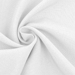 Ткань габардин TBYGab-150101 150г/м2 100% полиэстер шир.150см цв.101 белый уп.10м