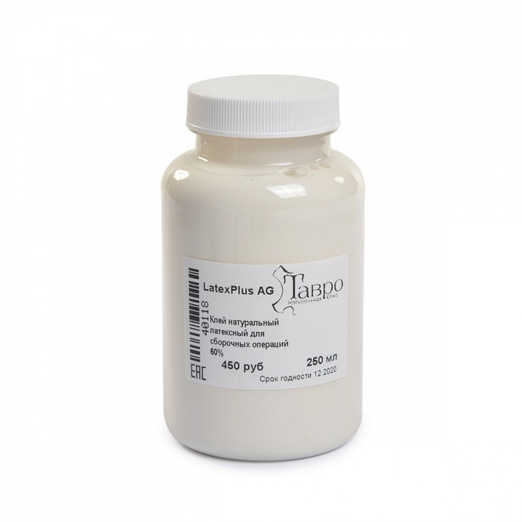 Клей для кожи латексный ТАВРО LATEX PLUS AG 250мл