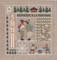 Набор для вышивания Le Bonheur des Dames арт.2650 Bienvenue Janvier (Добро пожаловать, январь) 21х23 см