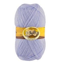 Пряжа ADELIA NATALI (100% акрил) 10х50г/300м цв.09 фиолетово-голубой