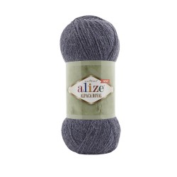 Пряжа для вязания Ализе Alpaca Royal New (55% акрил, 30% шерсть, 15% альпака) 5х100г/250м цв.203 джинс меланж