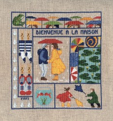 Набор для вышивания Le Bonheur des Dames арт.2652 Bienvenue Mars (Добро пожаловать, март) 21х23 см