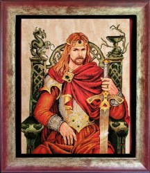 Набор для вышивания NIMUE арт.174-Z008 МK King Arthur (Король Артур) 32х40 см