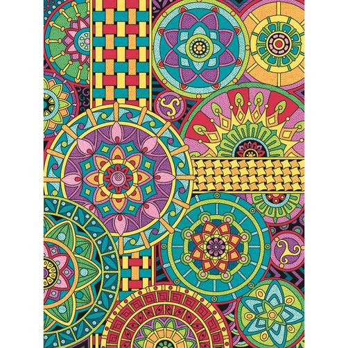 Набор для раскрашивания DIMENSIONS арт.DMS-73-91539 (карандаш) Мандала 23x31 см упак (1 шт)