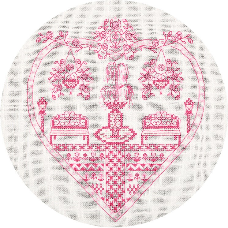Набор для вышивания PANNA арт. SO-1768 Розовый сад 22х23 см