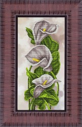 Рисунок на ткани бисером БЛАГОВЕСТ арт.К-3557 Каллы