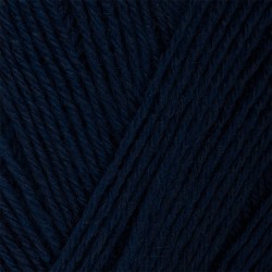 Пряжа для вязания ПЕХ "Детский каприз трикотажный" (50% мериносовая шерсть, 50% фибра) 5х50г/400м цв.004 т.синий