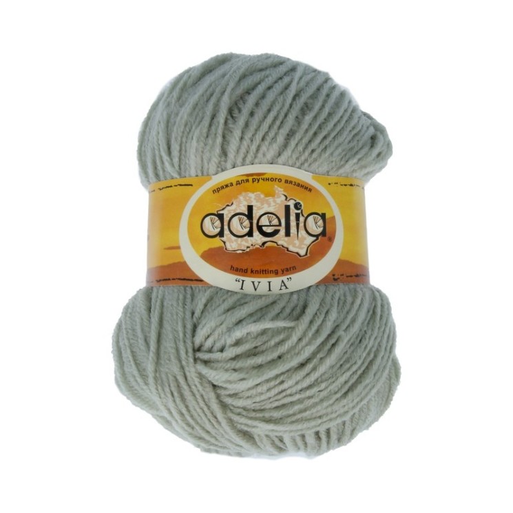 Пряжа ADELIA IVIA (100% акрил) 4х62,5г/150м цв.111 мятный