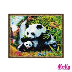Картины мозаикой Molly арт.KM0012/1 Мамина забота (38 Цветов) 40х50 см