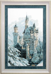 Набор для вышивания ЧАРИВНА МИТЬ арт.М-98 (А151) Замок зимой 60,5х36,5 см