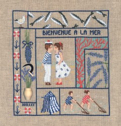 Набор для вышивания Le Bonheur des Dames арт.2656 Bienvenue Juillet (Добро пожаловать, июль) 21х23 см