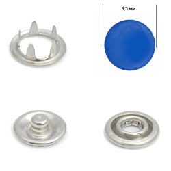 Кнопка трикотажная (закрытая) 9,5 мм - эмаль 340/1440 шт