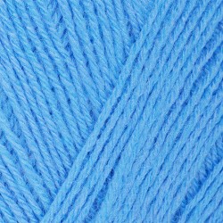 Пряжа для вязания ПЕХ "Детский каприз трикотажный" (50% мериносовая шерсть, 50% фибра) 5х50г/400м цв.005 голубой