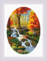 Набор для вышивания РИОЛИС арт.1978 Краски осенней листвы 30х40 см