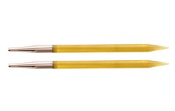 51257 Knit Pro Спицы съемные Trendz 6мм для длины тросика 28-126см, акрил, желтый, 2шт